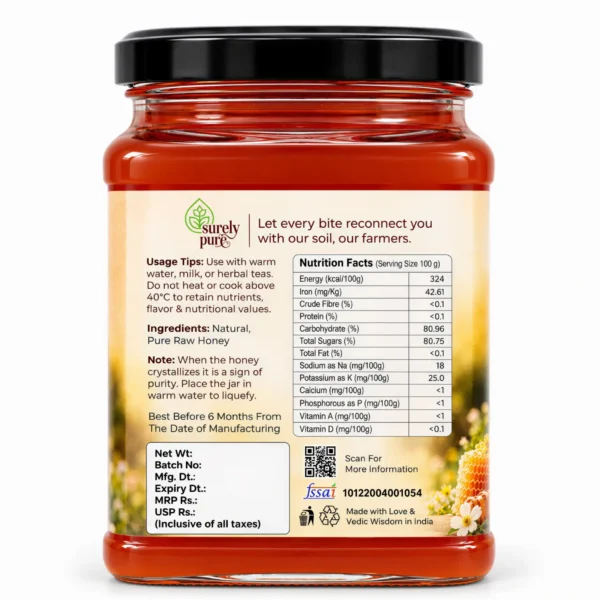 Prakruti Raga Raw Unfiltered Honey